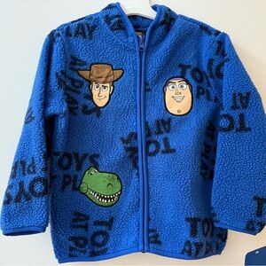 Blue Toddler Jacket with Toy Story Characters